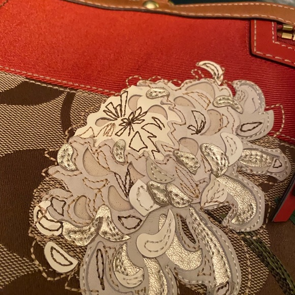 Coach Vintage Applique Signature Tote Bag - Picture 2 of 11